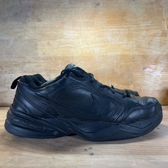 Nike Other - Nike Air Monarch IV 4 Mens Size 13 Shoes Sneakers Triple Black 415445-001